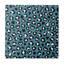 Impressão Animal, Leopardo Azul, Manchas de Chita,
