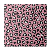 Impressão Animal, Leopardo Rosa, Manchas de Chita,