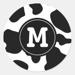 Impressão animal redondo da etiqueta   do teste