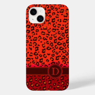 Impressão animal sobre leopardo capas de iphone d