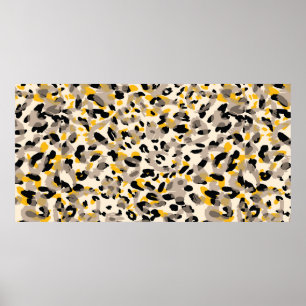 Impressão animal, textura do leopardo