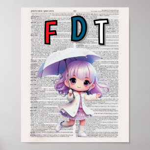 Impressão Anti Trump (página do dicionário)