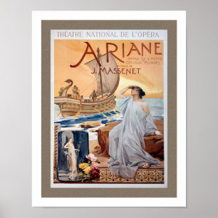 IMPRESSÃO ANTIGA DA ÓPERA 'ARIANE'