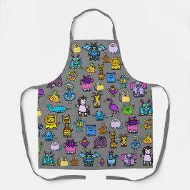 Impressão Apron - Cinzas (Adulto)