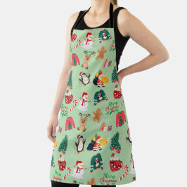 Impressão Apron de Natal Bonito