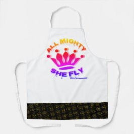 Impressão Apron, Medium Todo Poderoso Ela Voa