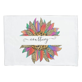 Impressão arco-íris e leopardo personalizada