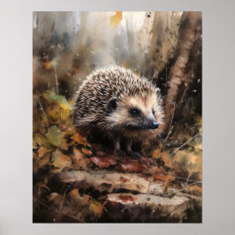 Impressão Artística de Animal da Floresta de Ouric