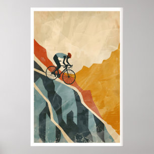 Impressão Artística de Ciclismo de Montanha, Estil