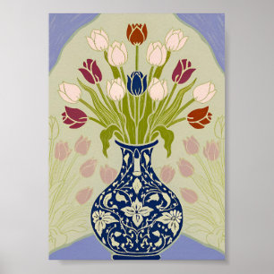 Impressão Artística de Natureza-Morta de Tulipa Tu
