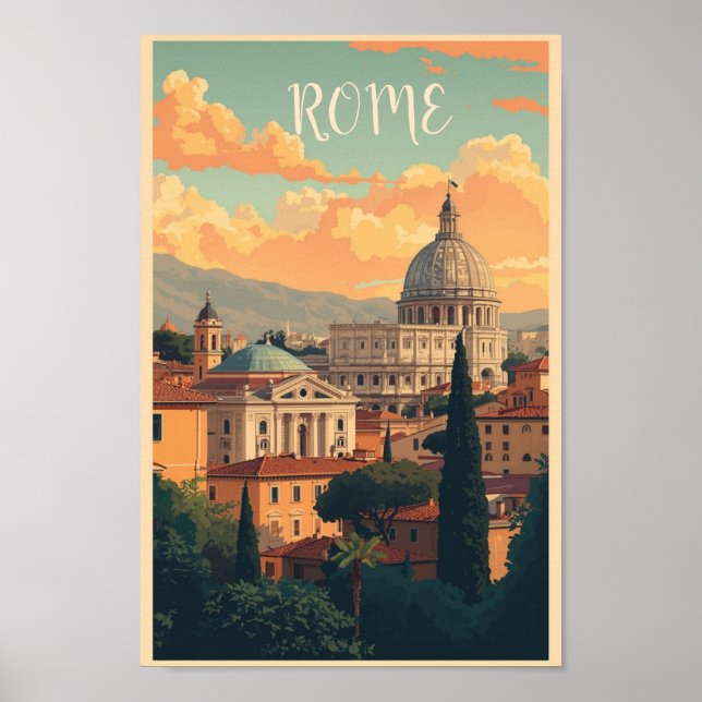 Impressão artística do Coliseu de ROMA (Frente)