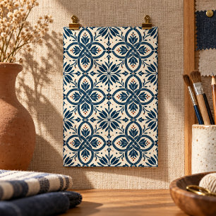 Impressão Artística Nós do Jardim Índigo
