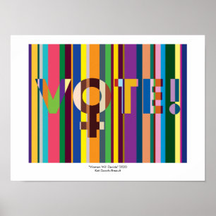 Impressão - "As Mulheres Decidirão (VOTAÇÃO!)"