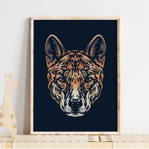 Impressão australiano Dingo Wildlife Dingo Impre