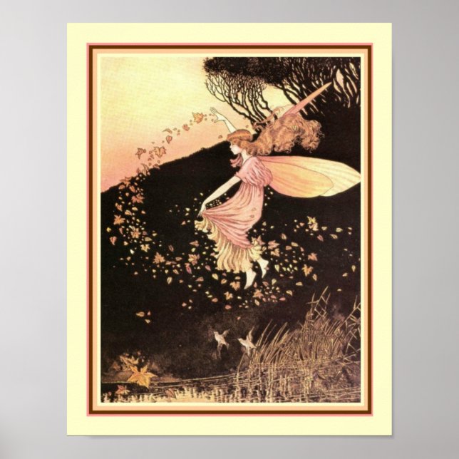 impressão "Autumn Faerie" - Ida Rentoul Outhwait (Frente)
