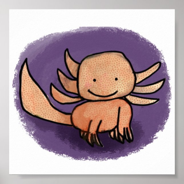 Impressão Axolotl (Frente)