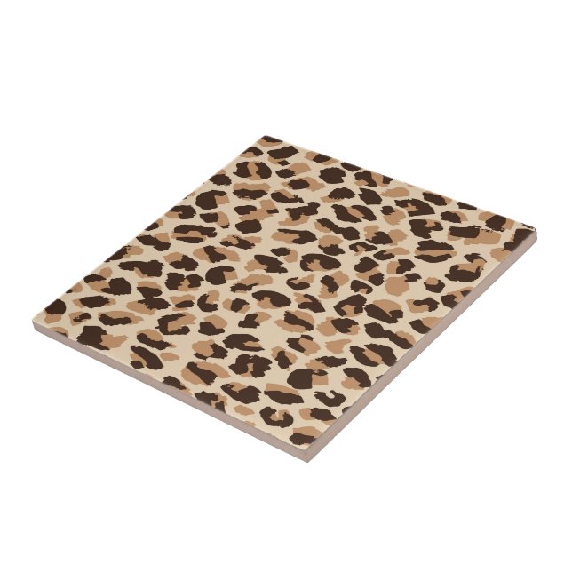 Impressão Azulejo-Leopardo Trivet (Lateral)