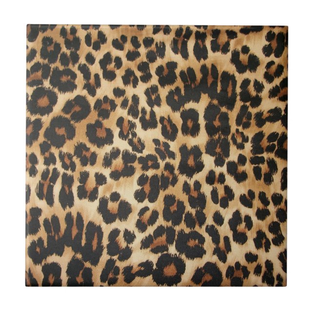 Impressão Azulejo-Leopardo Trivet (Frente)