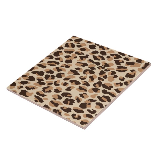 Impressão Azulejo-Leopardo Trivet (Lateral)