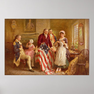 Impressão Betsy Ross Canvas