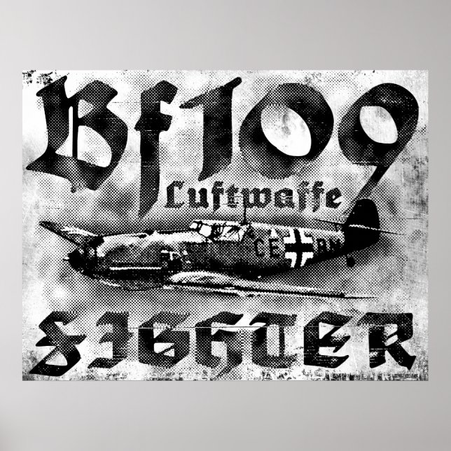 Impressão Bf 109 (Frente)