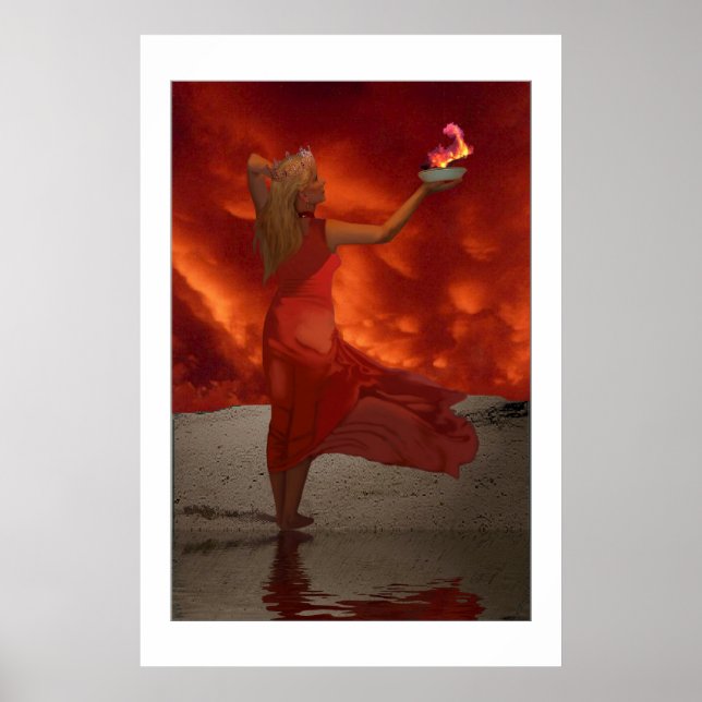 Impressão BLAZE "GODDESS of FIRE" (Frente)