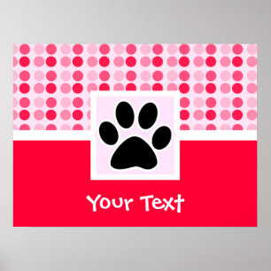 Impressão bonito da pata