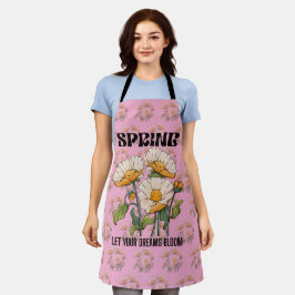 Impressão botânica vintage com uma primavera de fl