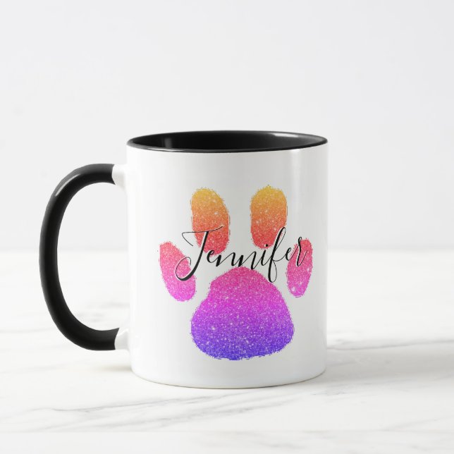 Impressão brilhante - caneca personalizada de café (Esquerda)
