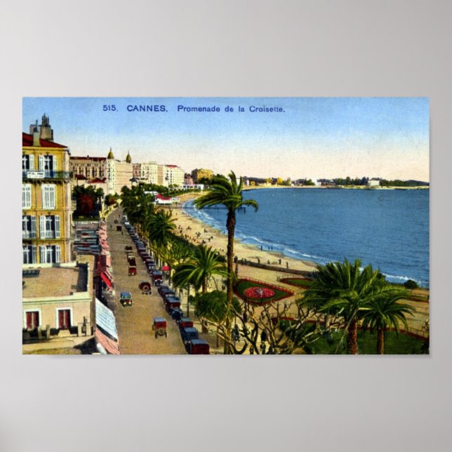 Impressão - Cannes, La Croisette (Frente)