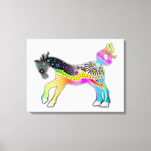 IMPRESSÃO CANVAS DE 18"X24" - CAVALO Pop