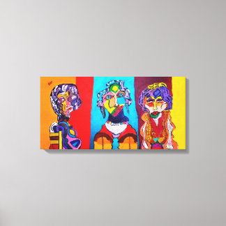 impressão CANVAS DE ABSTRATO DE 24" X 12"