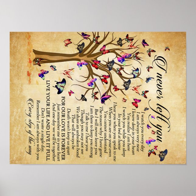 Impressão, Canvas de Borboleta de Papel Poster de  (Frente)