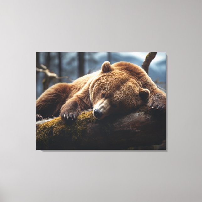 Impressão CANVAS DE DE DORMIR COM URSO (Frente)