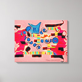 Impressão casaco de Abstrato de Braços