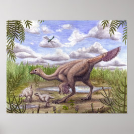 Impressão Caudipteryx