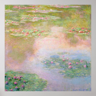 IMPRESSÃO   Claude Monet (40"x40") Ninféas