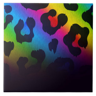 Impressão Colorida Leopardo