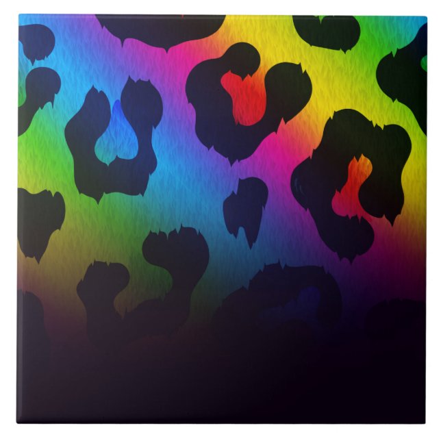 Impressão Colorida Leopardo (Frente)