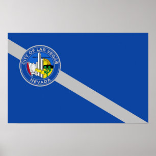 Impressão com a bandeira de Las Vegas, EUA