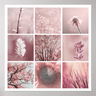 impressão cor-de-rosa das fotos 3x3