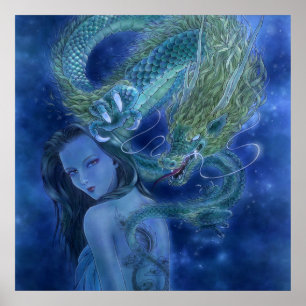 Impressão da arte da fantasia - sabedoria do