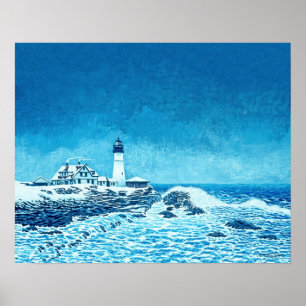 Impressão da arte da observação de tempestade d