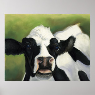 Impressão da arte da vaca