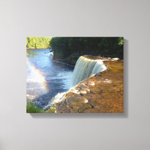 Impressão da arte das canvas da foto da cachoeira