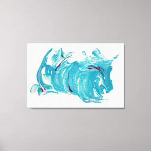 Impressão da arte das canvas - "funcionando com o