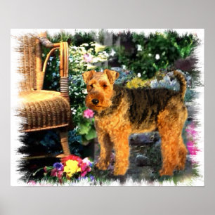 Impressão da arte de galês Terrier