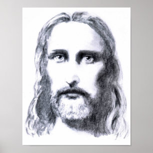 Impressão da arte do desenho do Jesus Cristo