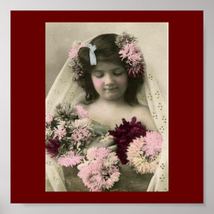 Impressão da arte do florista do Victorian do