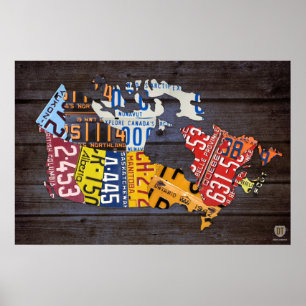 Impressão da arte do reciclado do mapa da